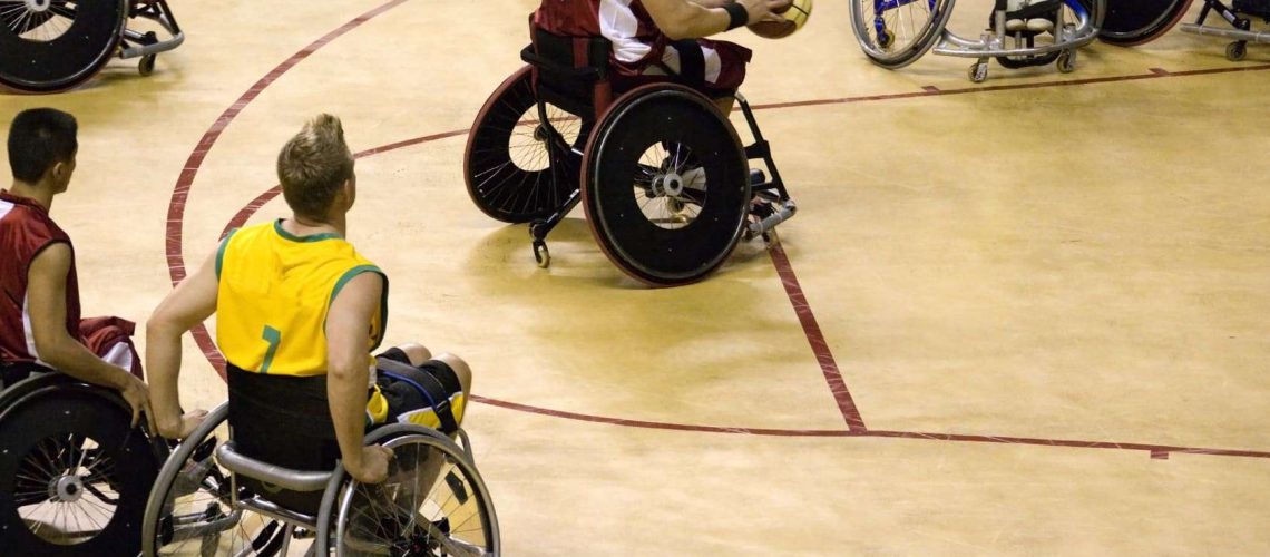 wheel chair basketball for disabled persons